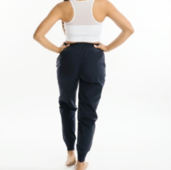 NWT Zyia Navy Desire Cinch Waist Jogger, L - Picture 2 of 4